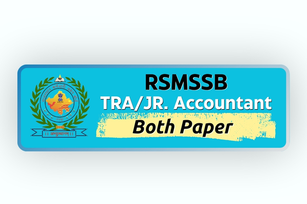 RSMSSB Junior Accountant Both Papers Batch
